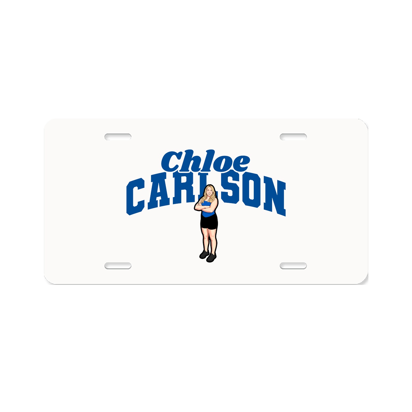 License Plate — Signature Arch in Classic