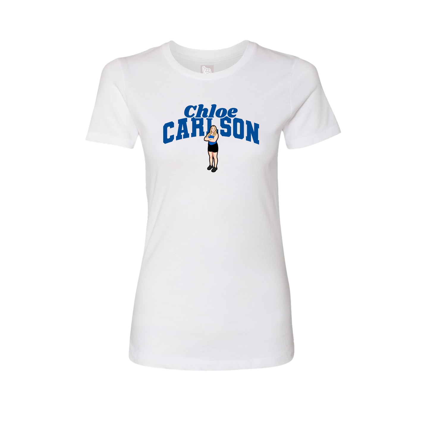 Womens Tee — Signature Arch in White