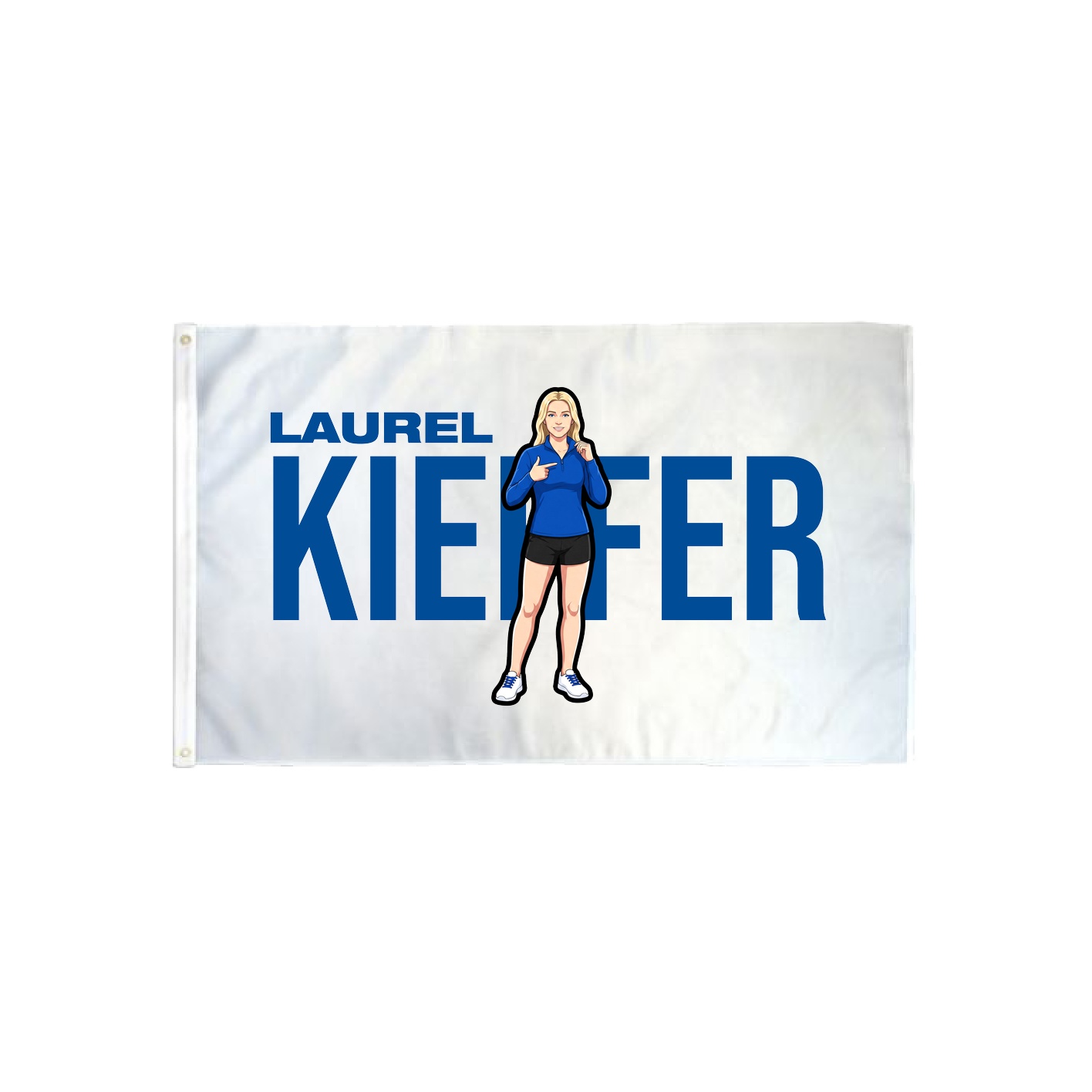 3x5 Flag — Player Name in Classic