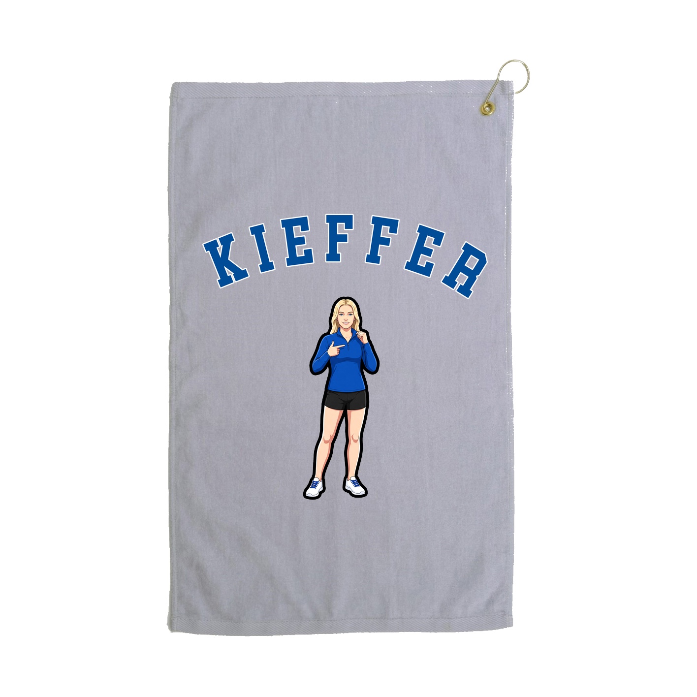 Golf Towel — Shirsey Arch in Grey