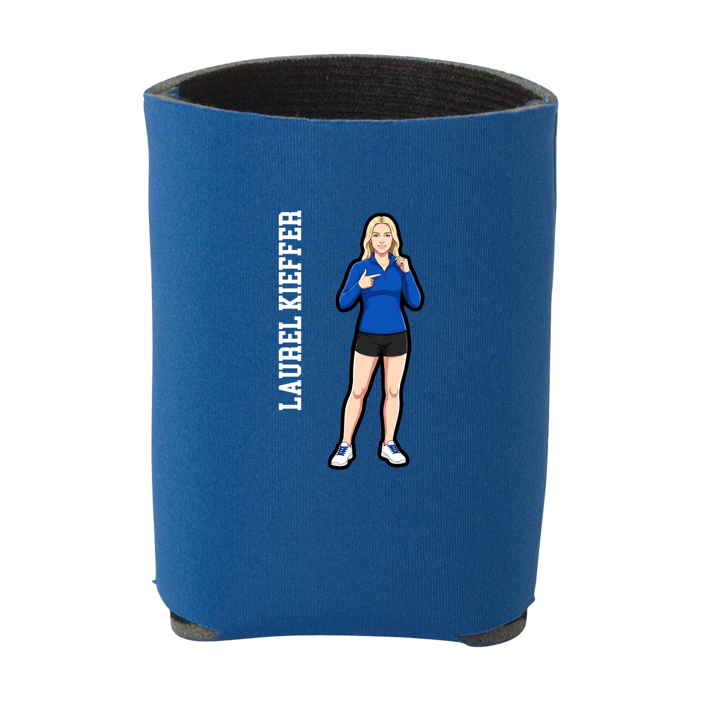 Can Holder — Name Vertical in Royal