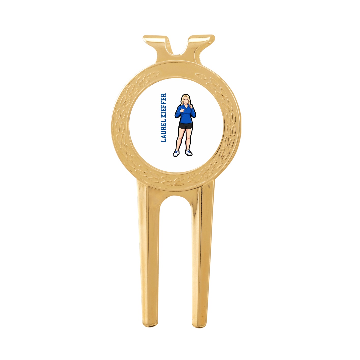 Divot Tool with Ball Marker — Name Vertical in Classic
