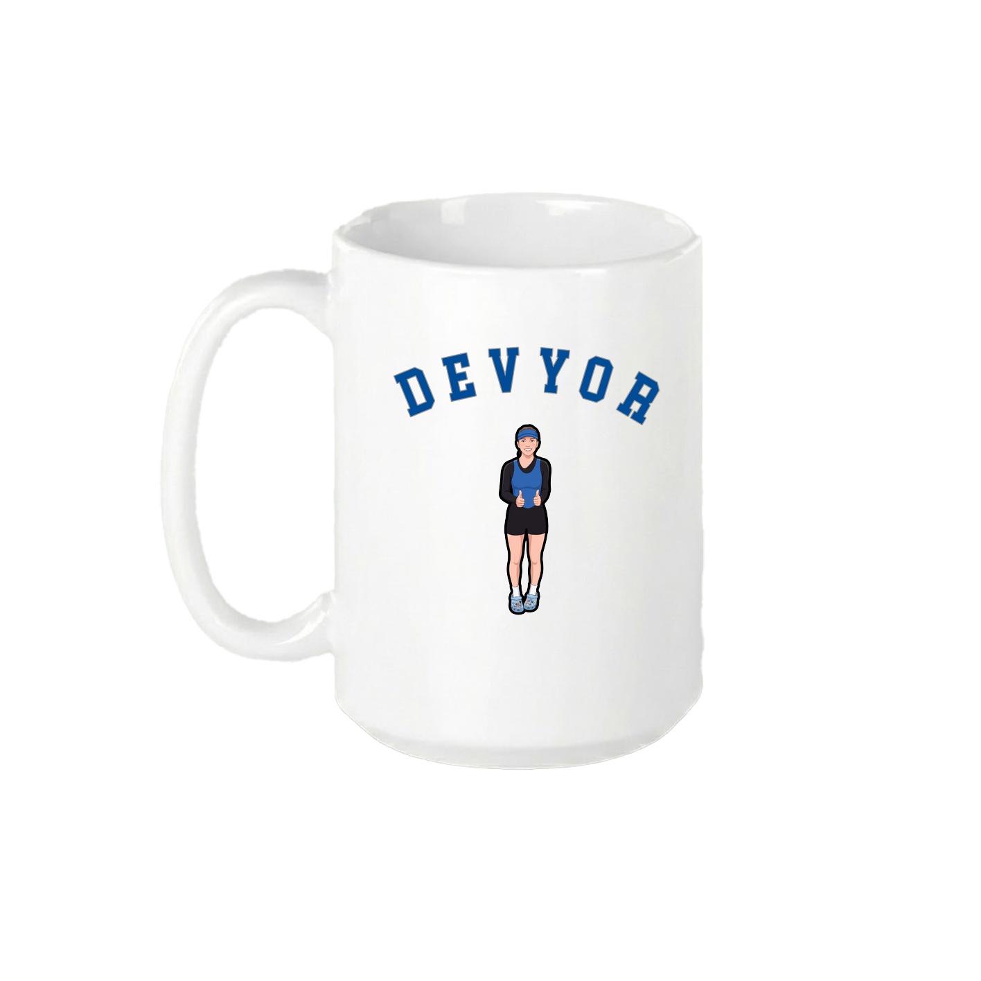 15oz Coffee Mug — Shirsey Arch in White