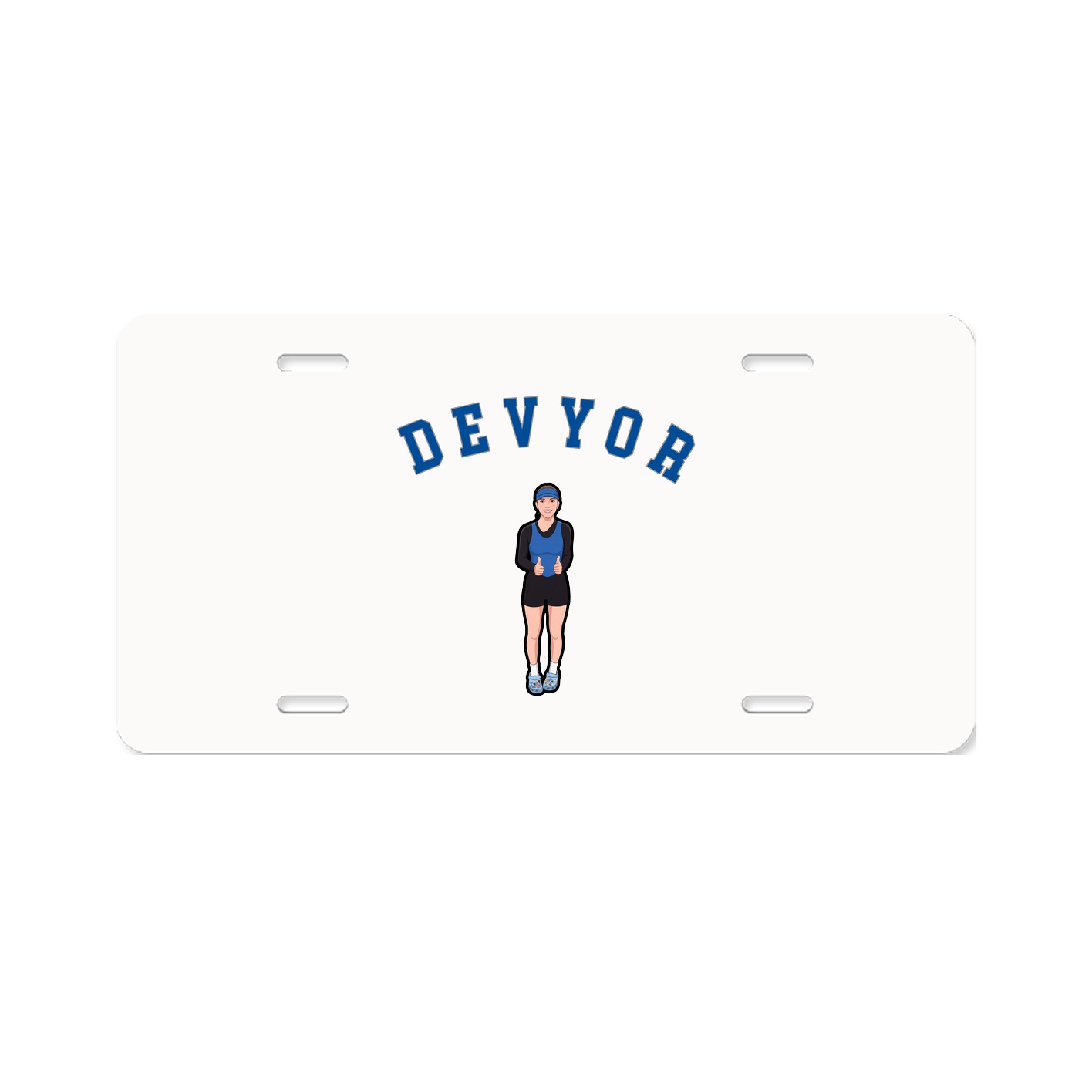 License Plate — Shirsey Arch in Classic