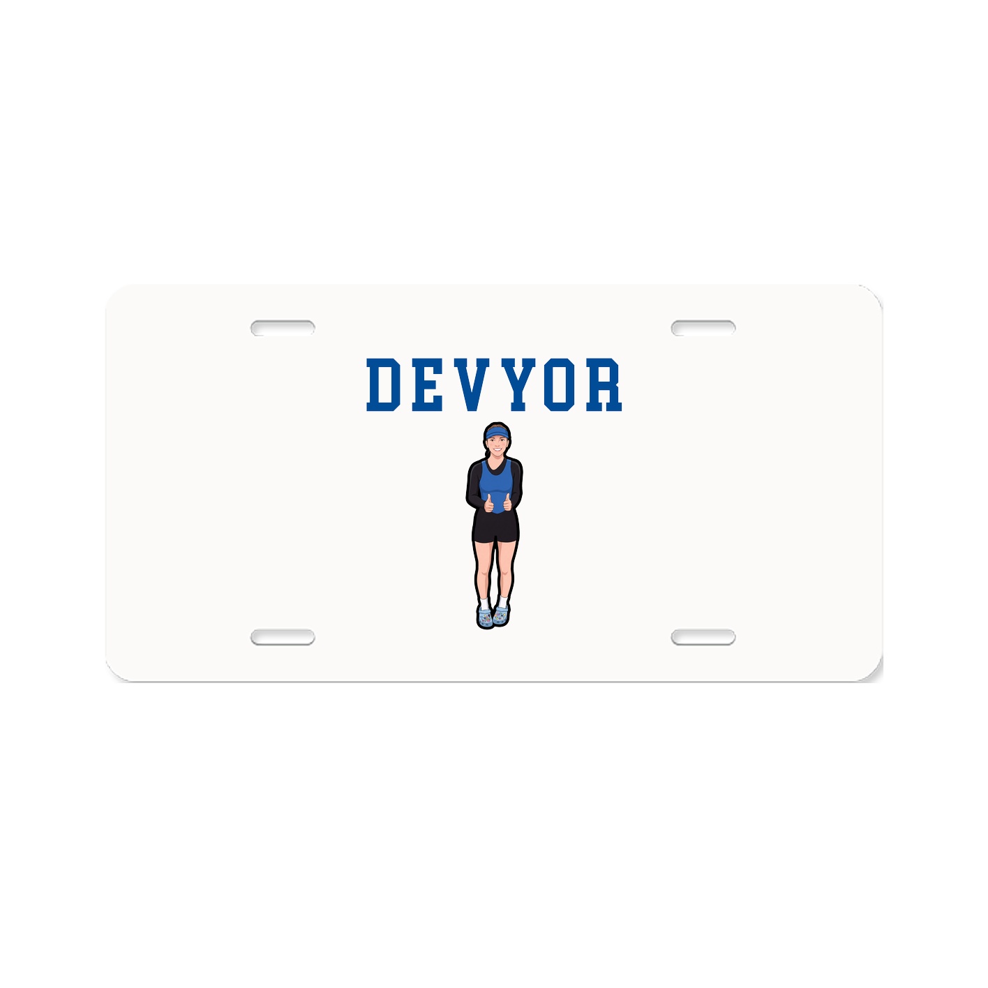 License Plate — Shirsey in Classic