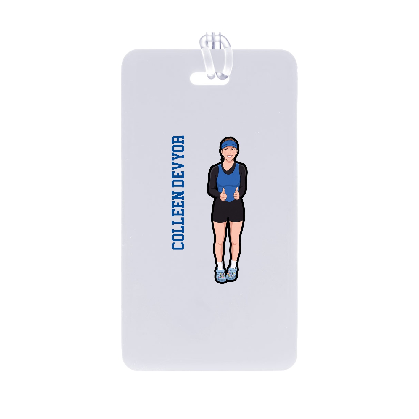 Bag Tag — Name Vertical in Classic