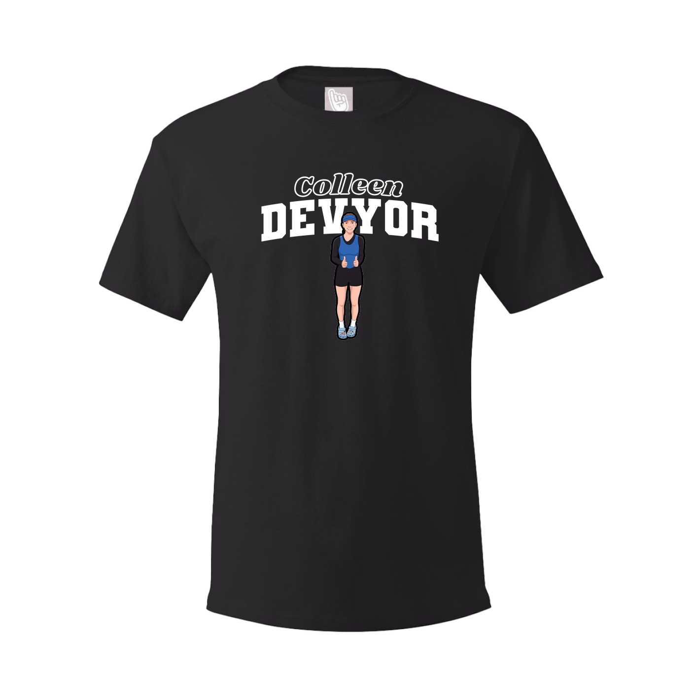 Youth Tee — Name Arch in Black