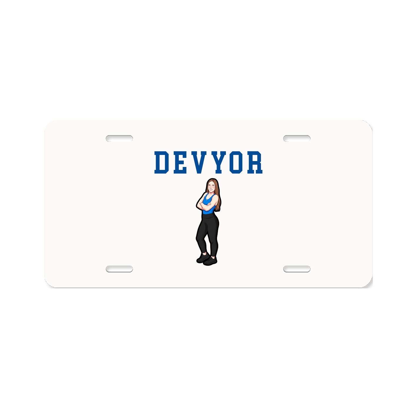 License Plate — Shirsey in Classic