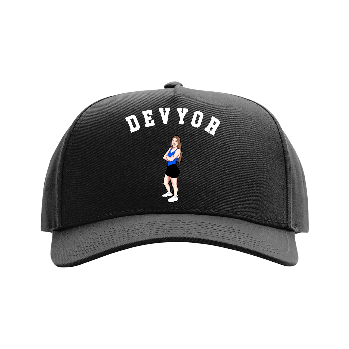 Full Fabric Five-Panel Champ Cap