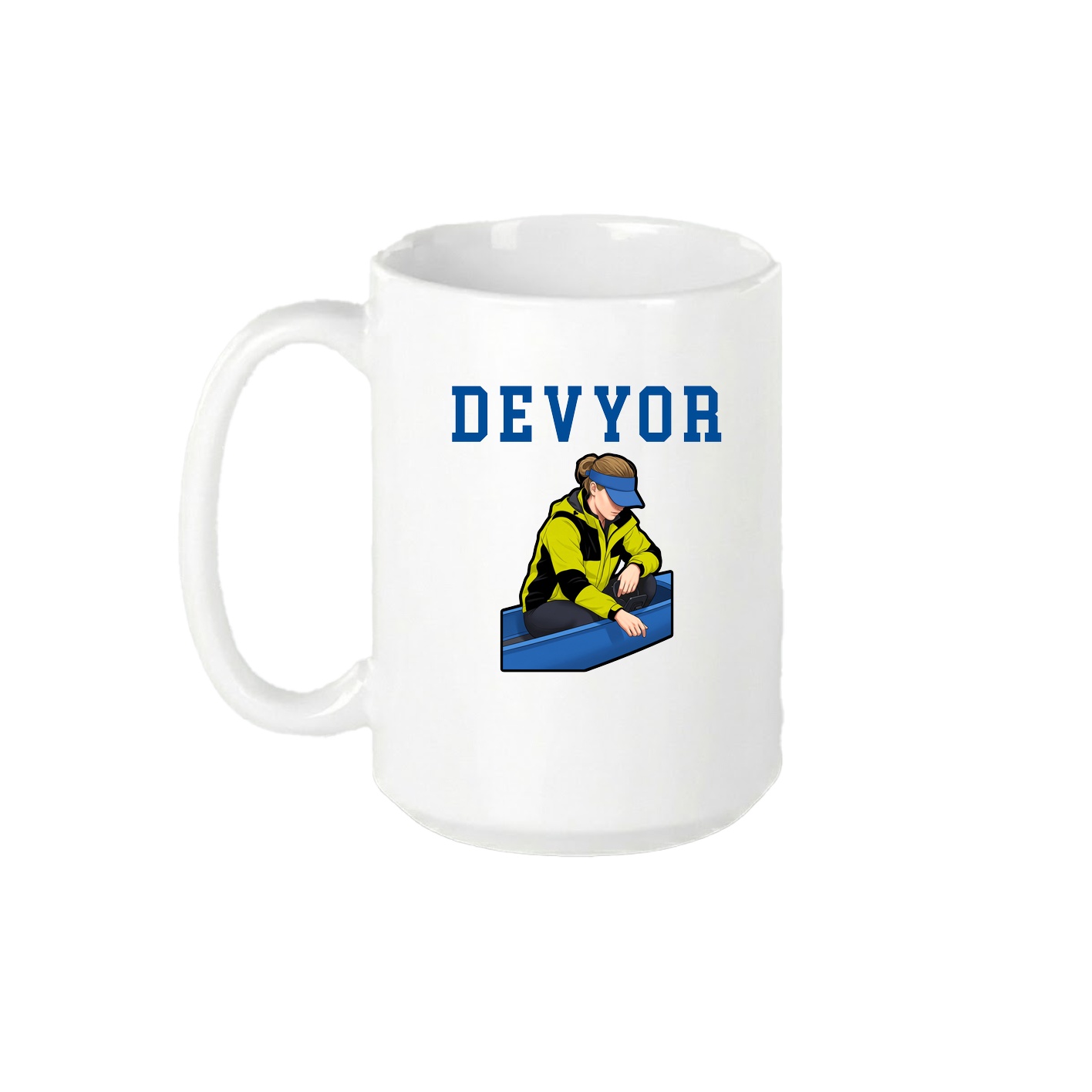 15oz Coffee Mug — Shirsey in White