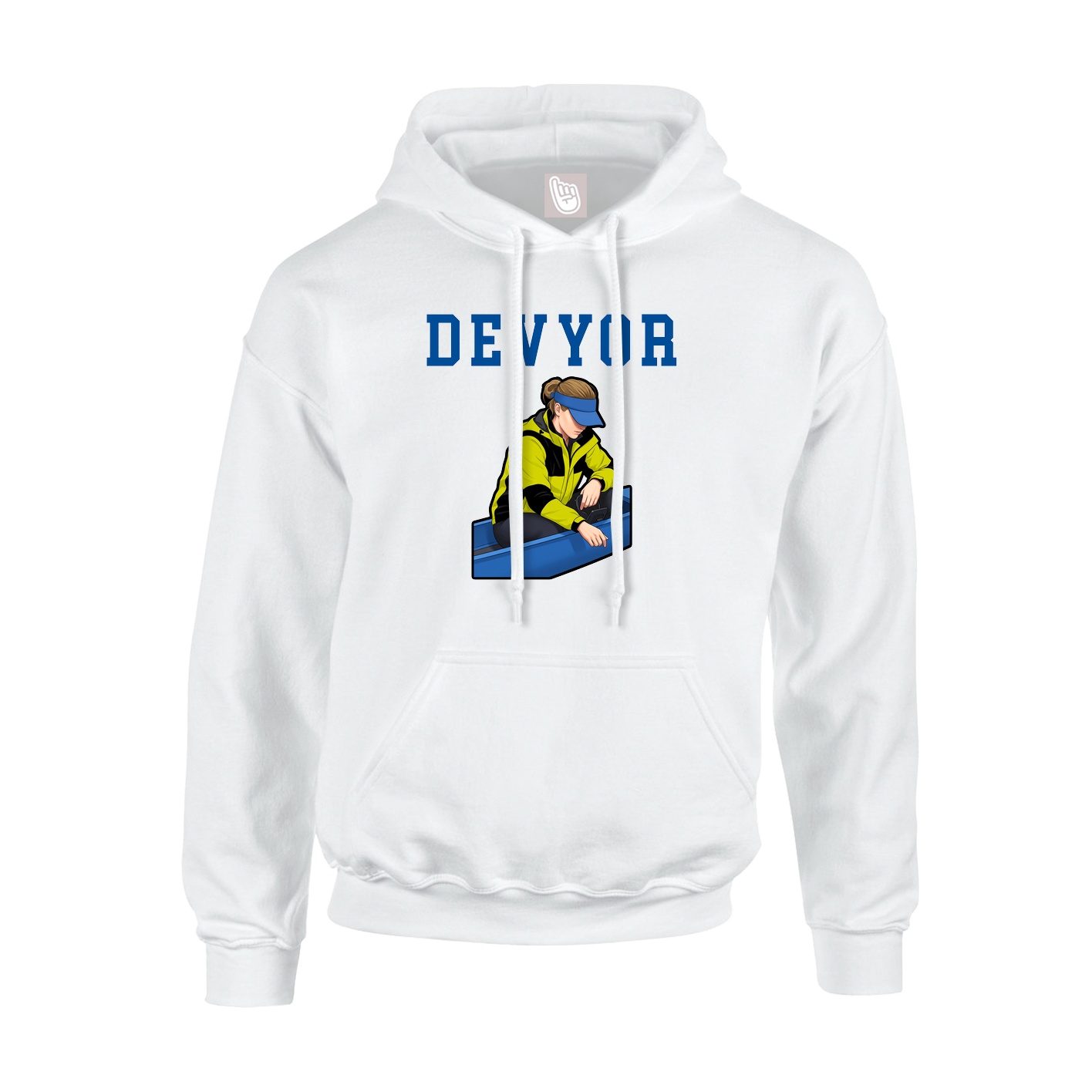 Hoodie — Shirsey in White