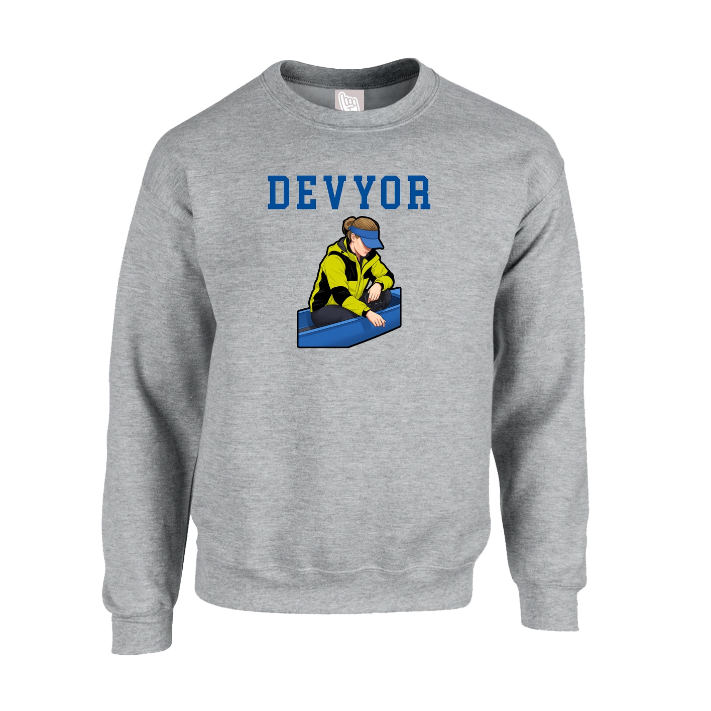 Fleece Crew — Shirsey in Grey