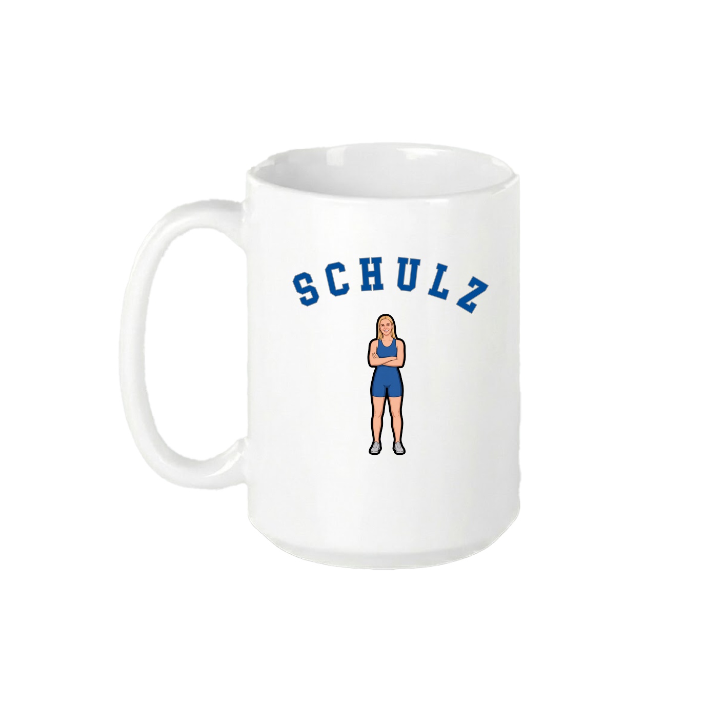 15oz Coffee Mug — Shirsey Arch in White