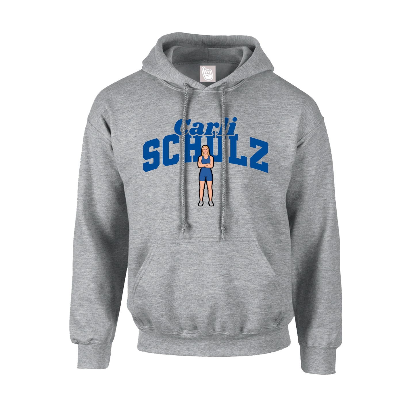 Hoodie — Signature Arch in Grey
