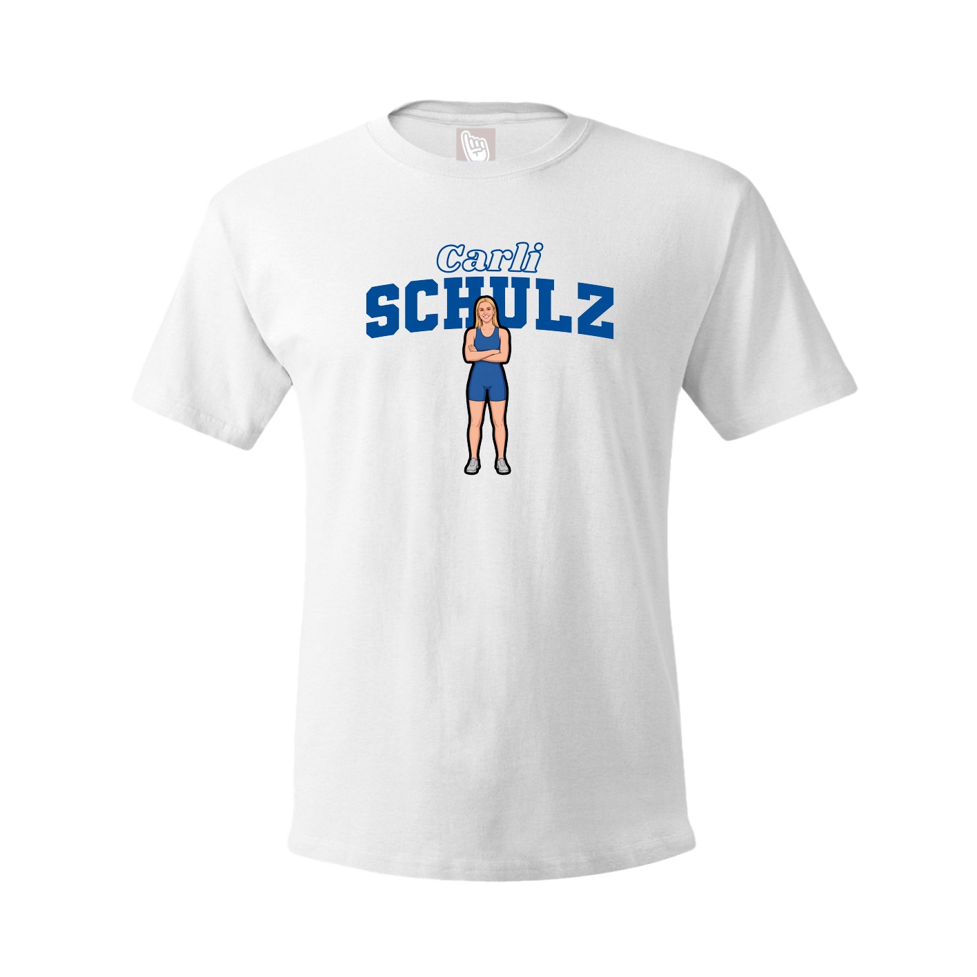 Tee — Name Arch in White
