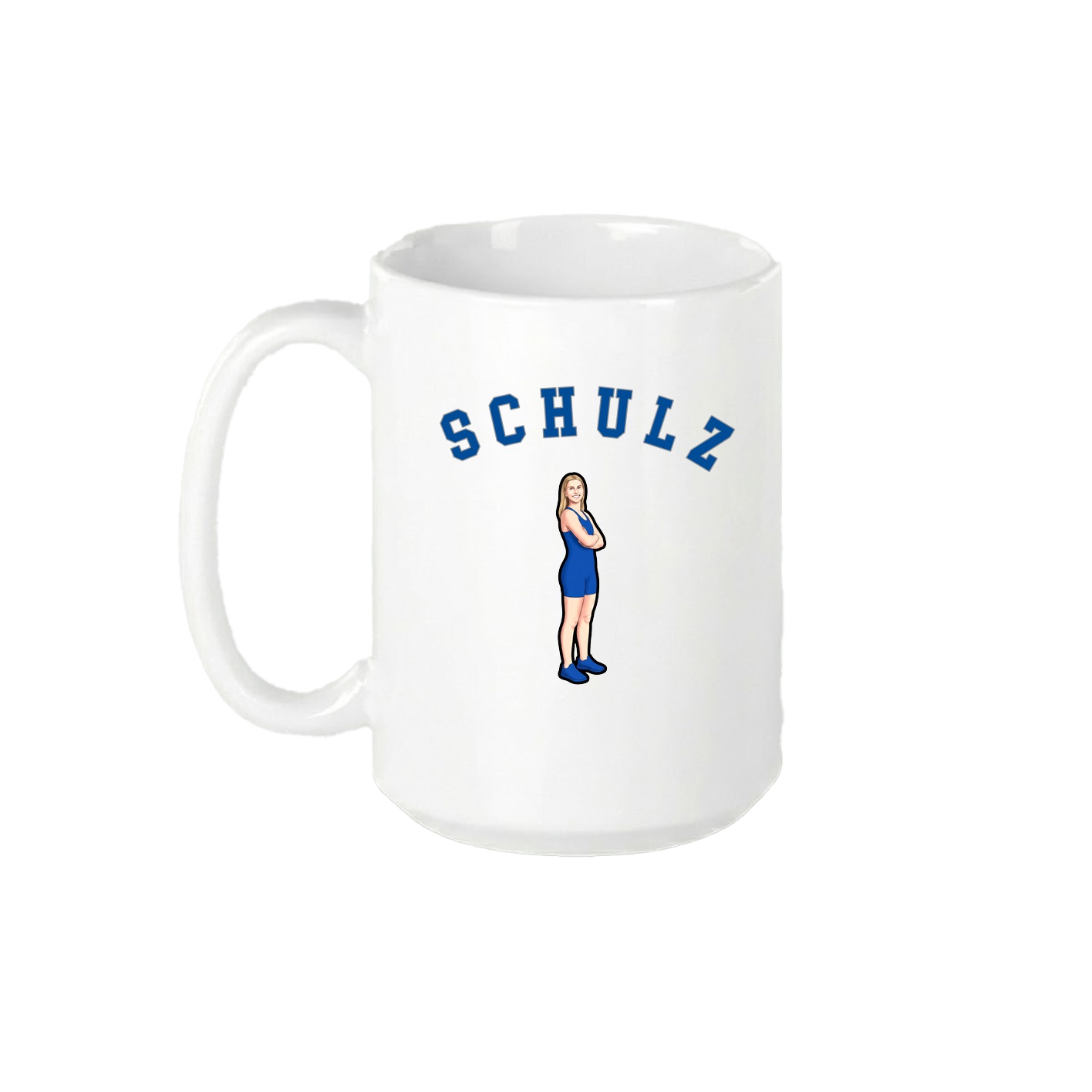 15oz Coffee Mug — Shirsey Arch in White