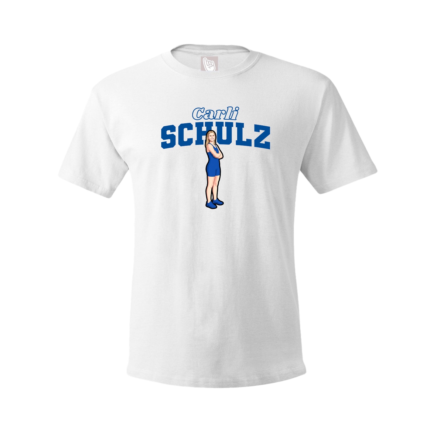 Tee — Name Arch in White