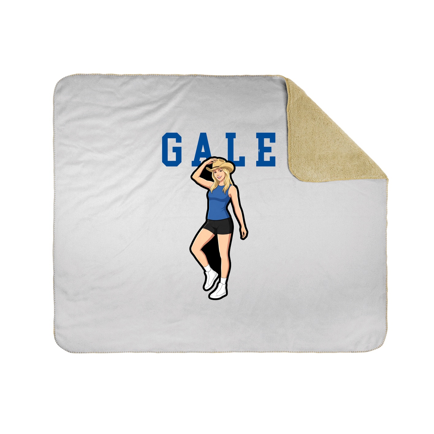 Throw Blanket — Shirsey in White