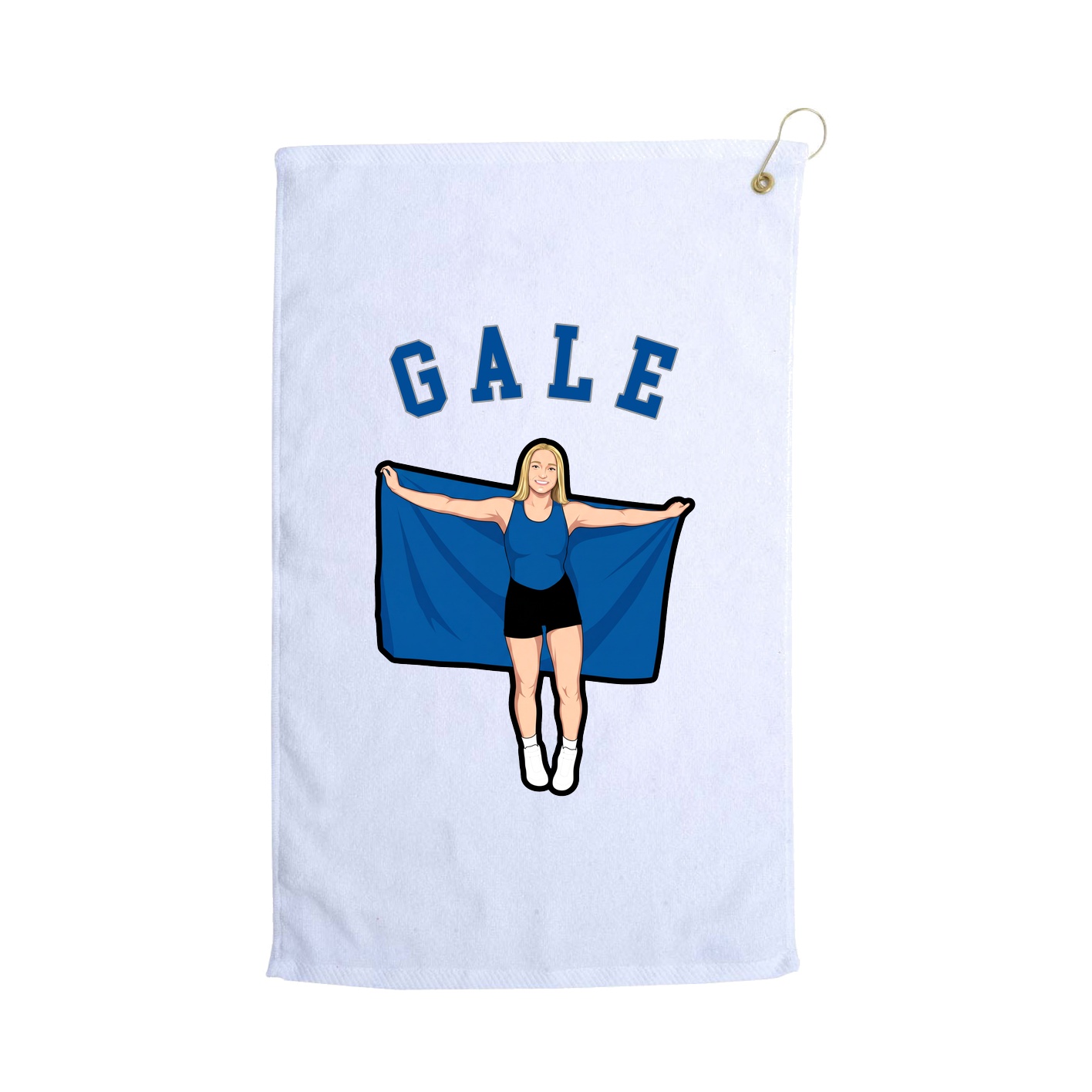 Golf Towel — Shirsey Arch in White