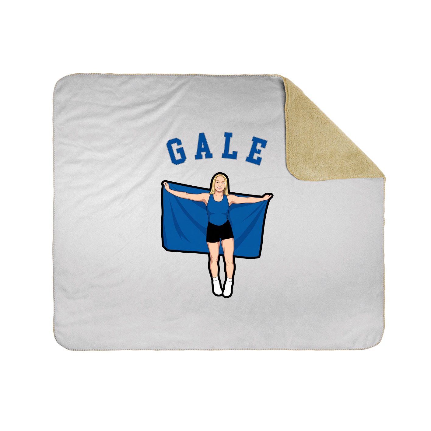 Throw Blanket — Shirsey Arch in White
