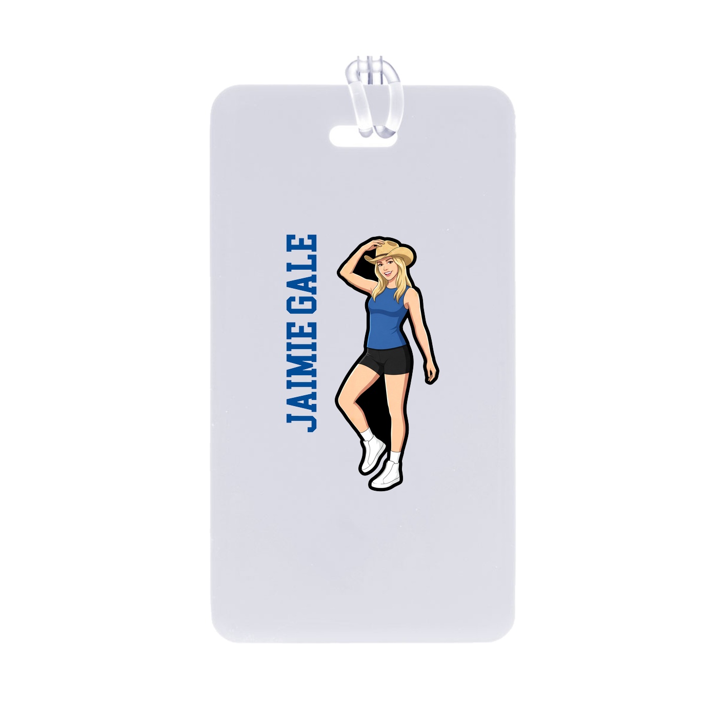 Bag Tag — Name Vertical in Classic