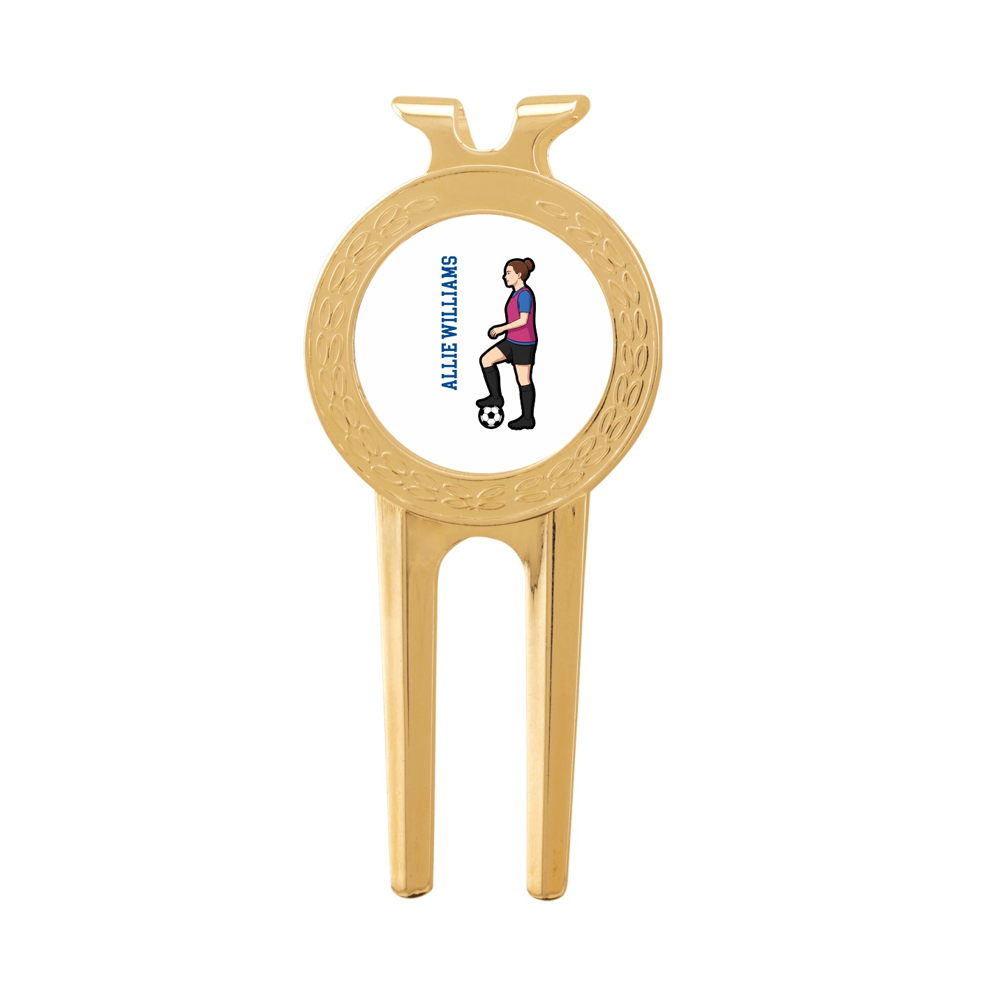 Divot Tool with Ball Marker — Name Vertical in Classic