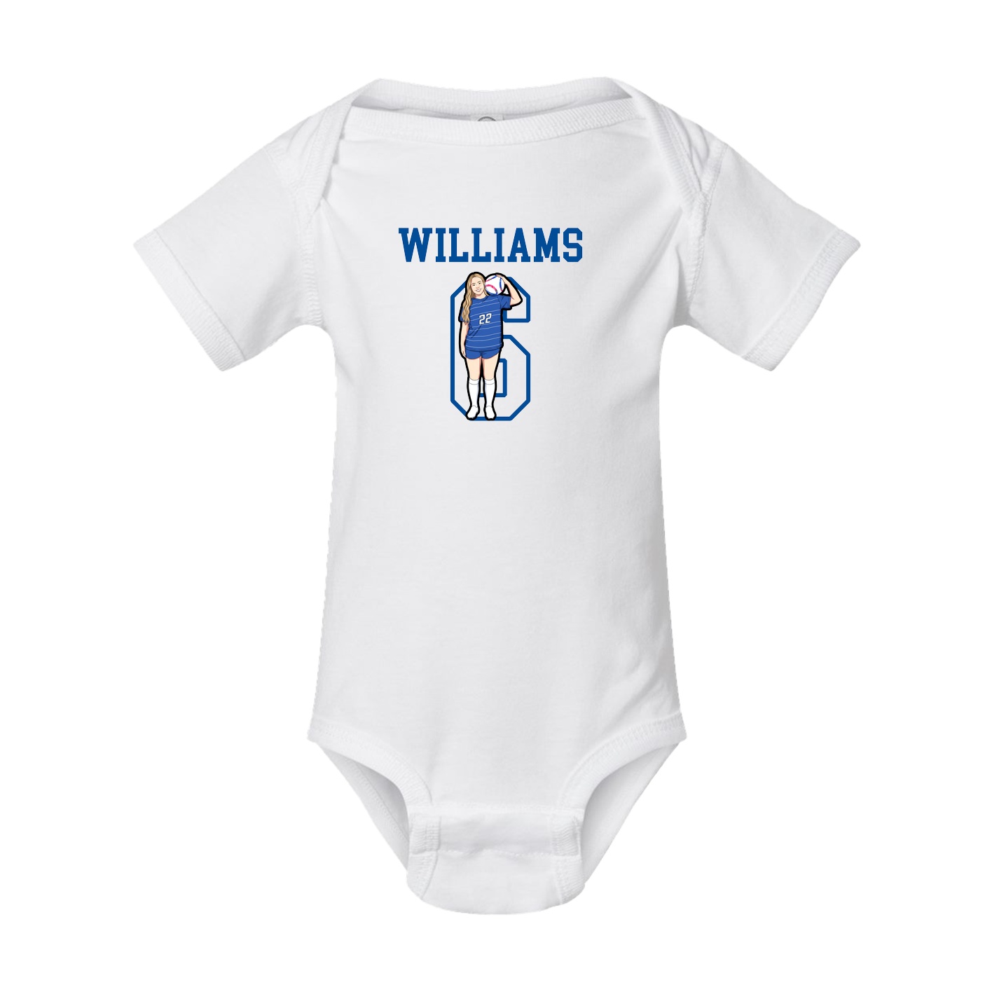 Baby Onesie — Shirsey in White