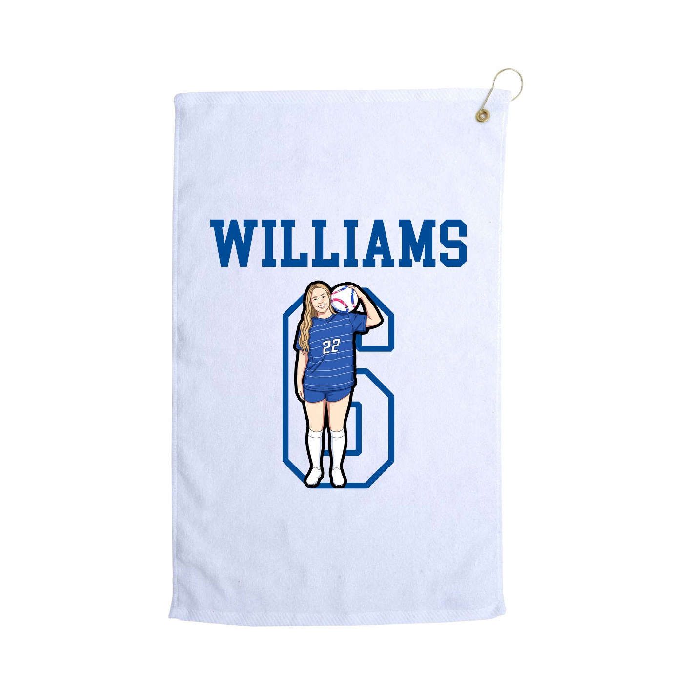 Golf Towel — Shirsey in White