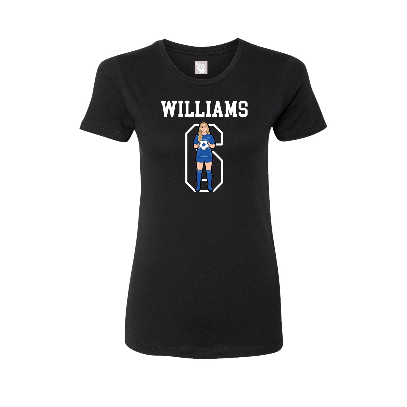 Fitted Women's Tee — Shirsey in Black