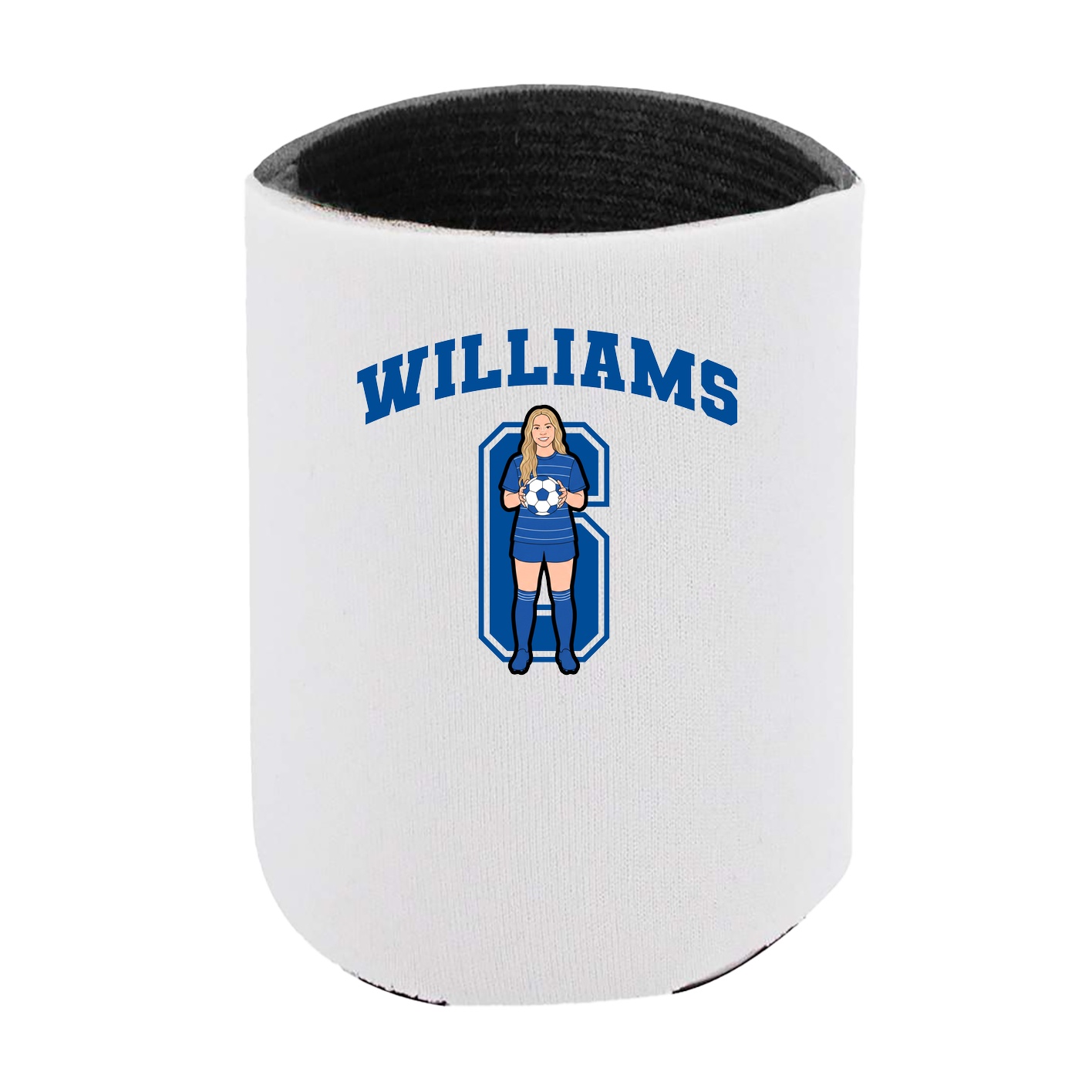 Can Holder — Number in White