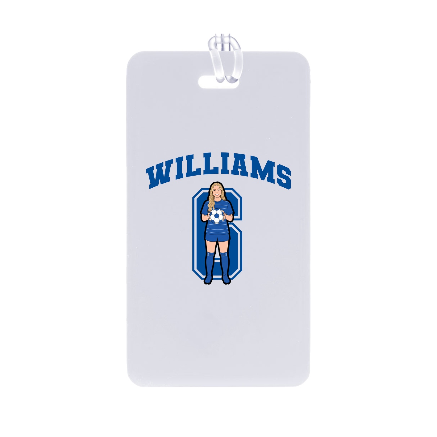 Bag Tag — Number in Classic
