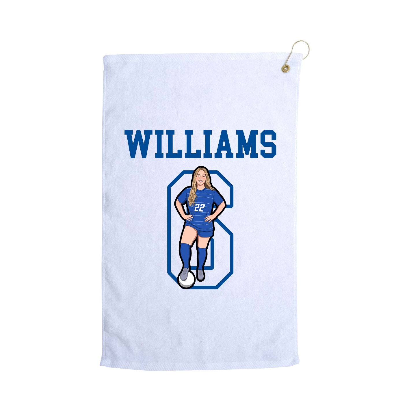 Golf Towel — Shirsey in White