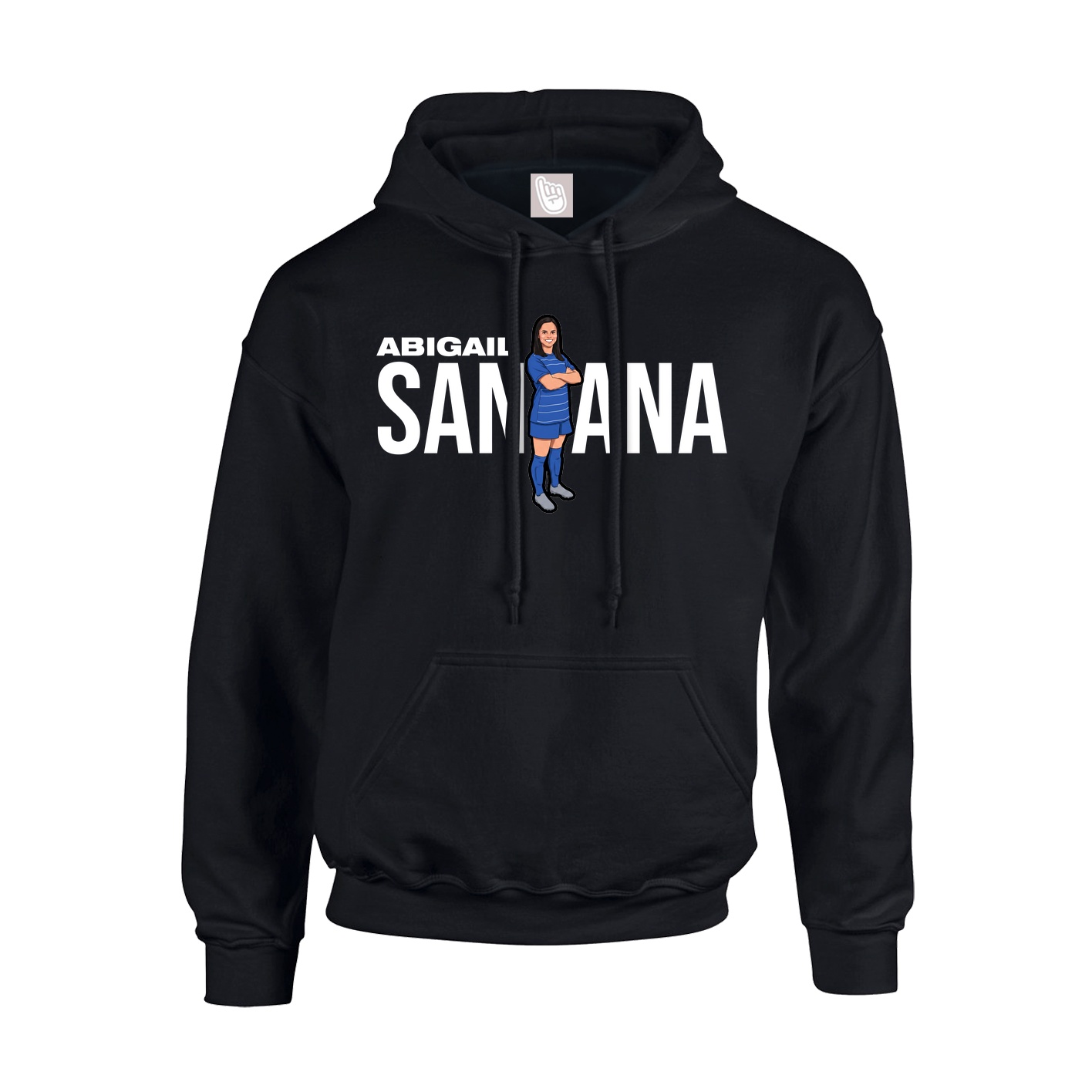 Youth Hoodie — Player Name in Black
