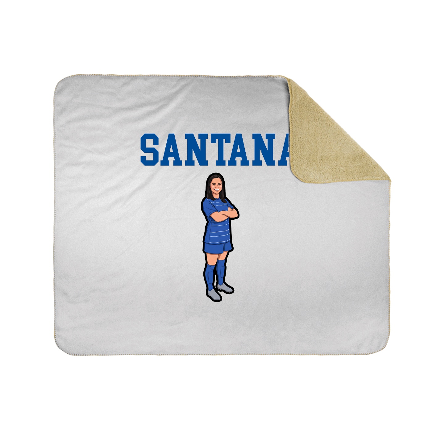 Throw Blanket — Shirsey in White