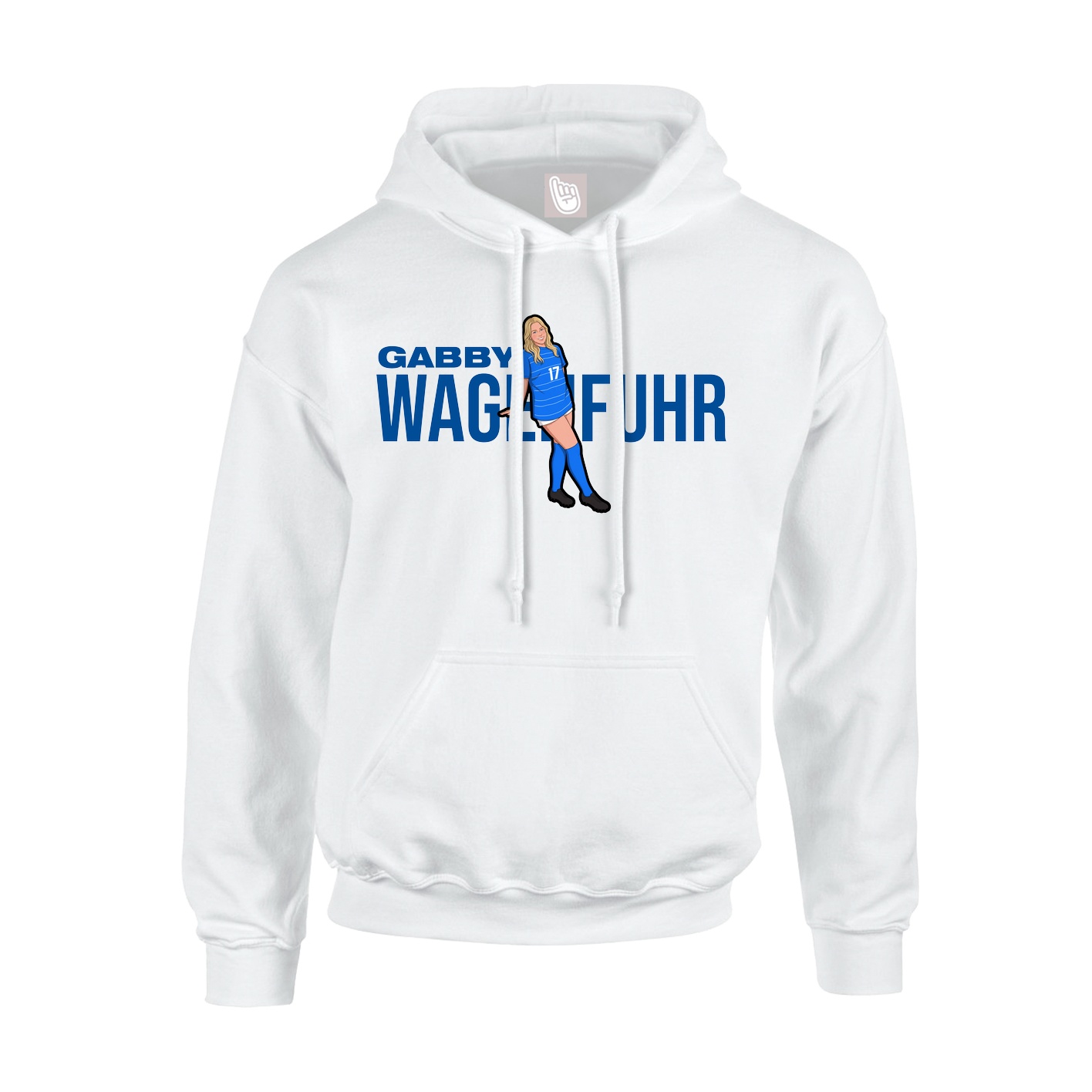 Hoodie — Player Name in White