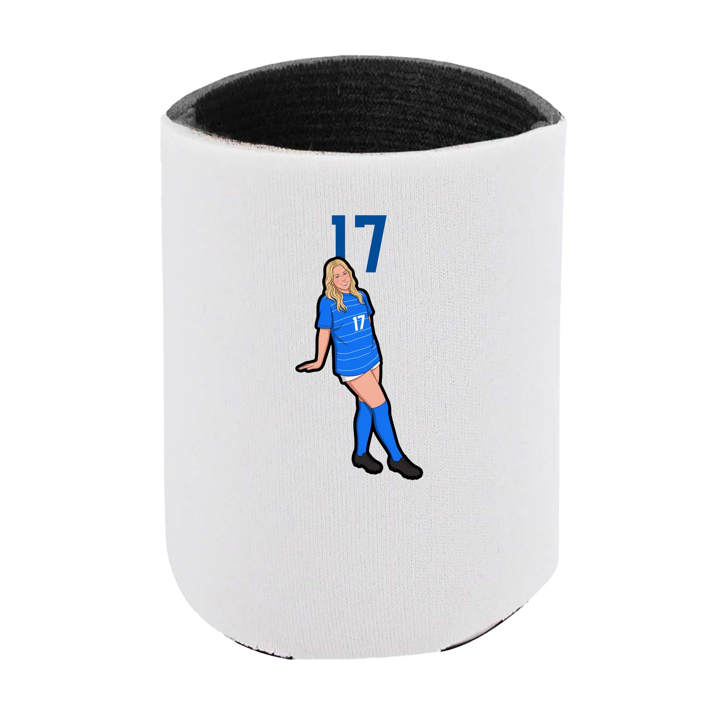 Can Holder — Number Top in White