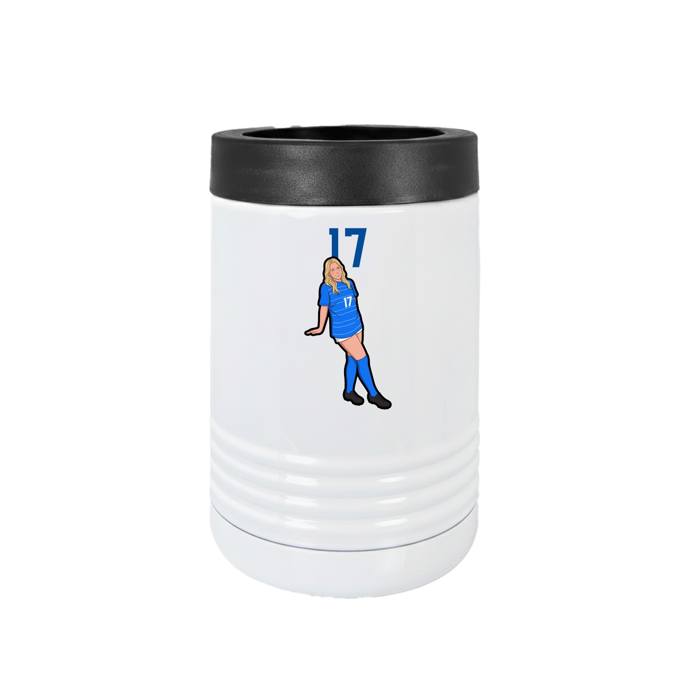Beverage Holder — Number Top in White