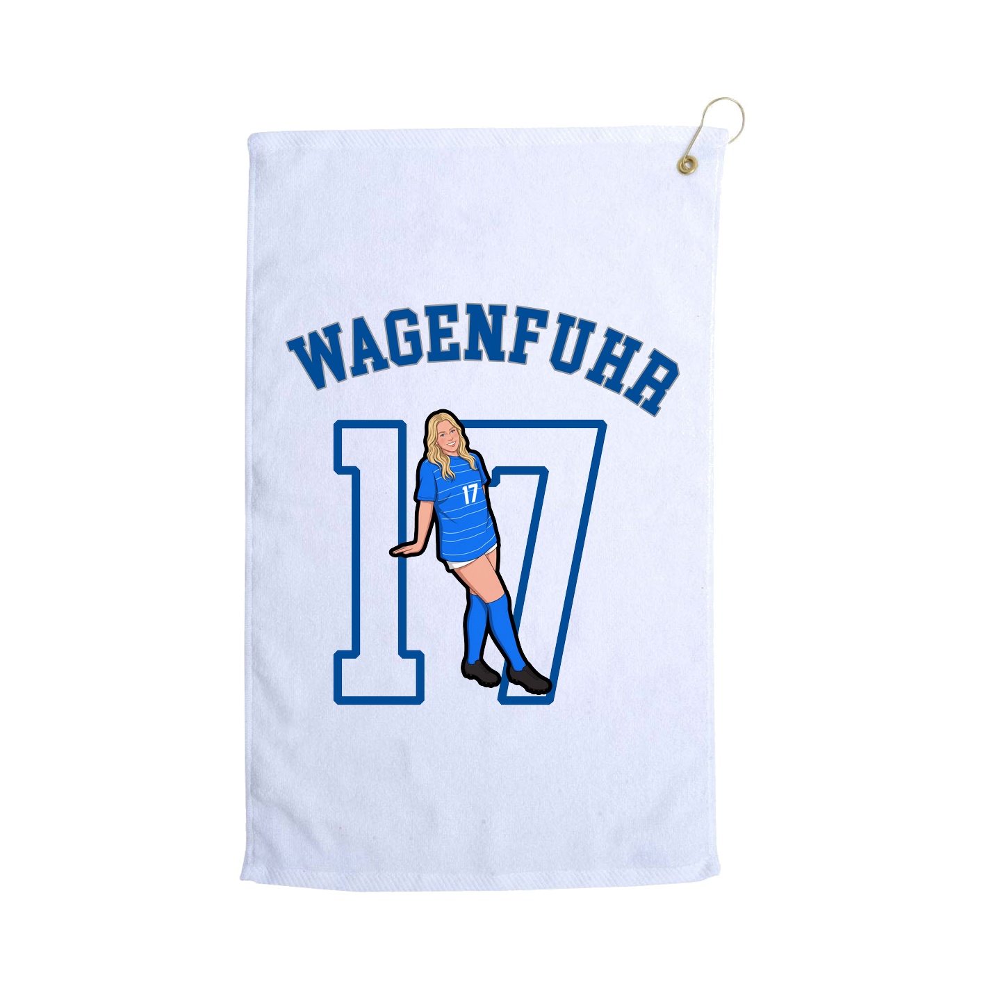 Golf Towel — Shirsey Arch in White