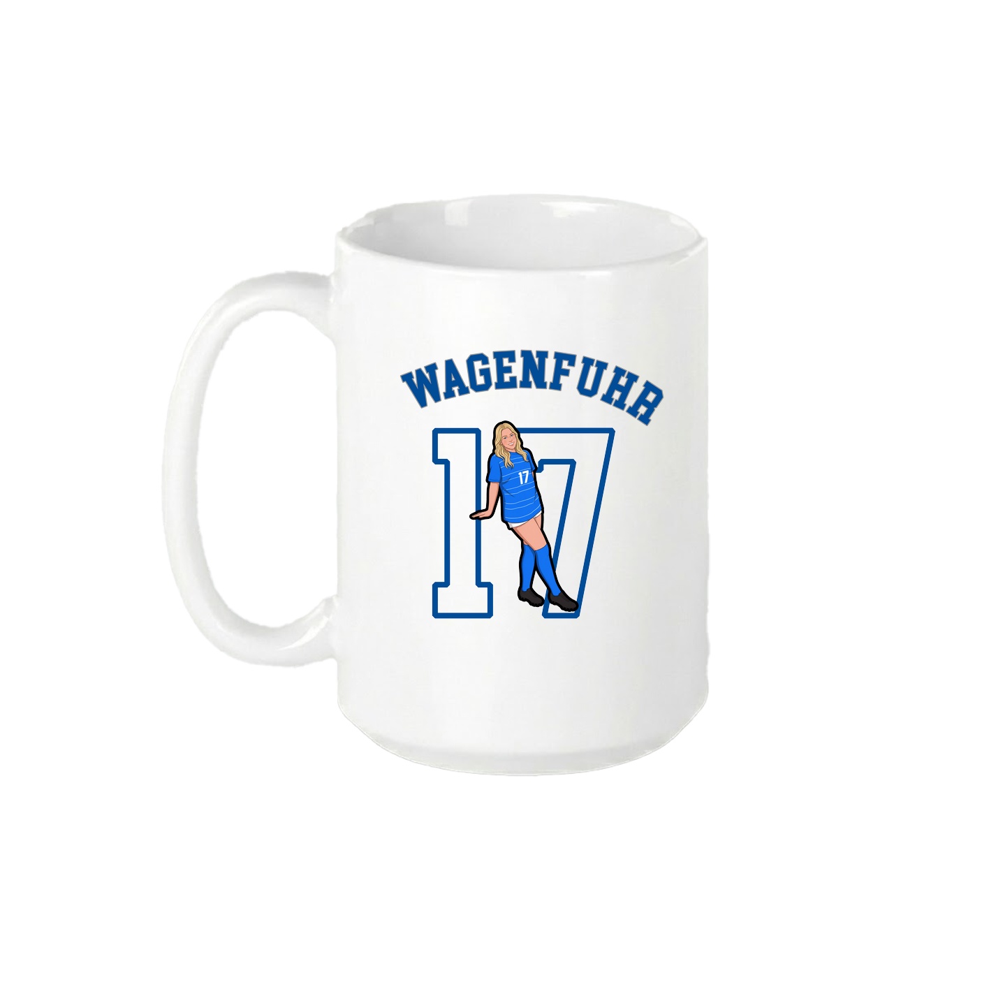 15oz Coffee Mug — Shirsey Arch in White