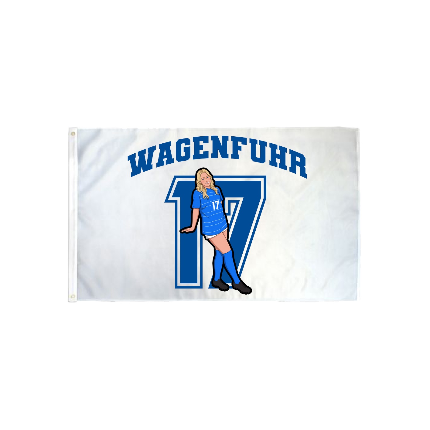 3x5 Flag — Number in Classic