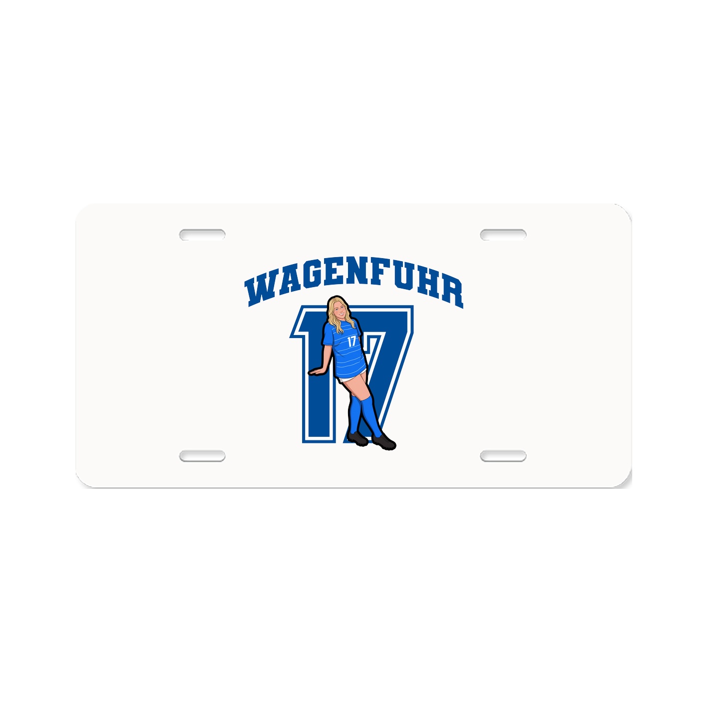 License Plate — Number in Classic