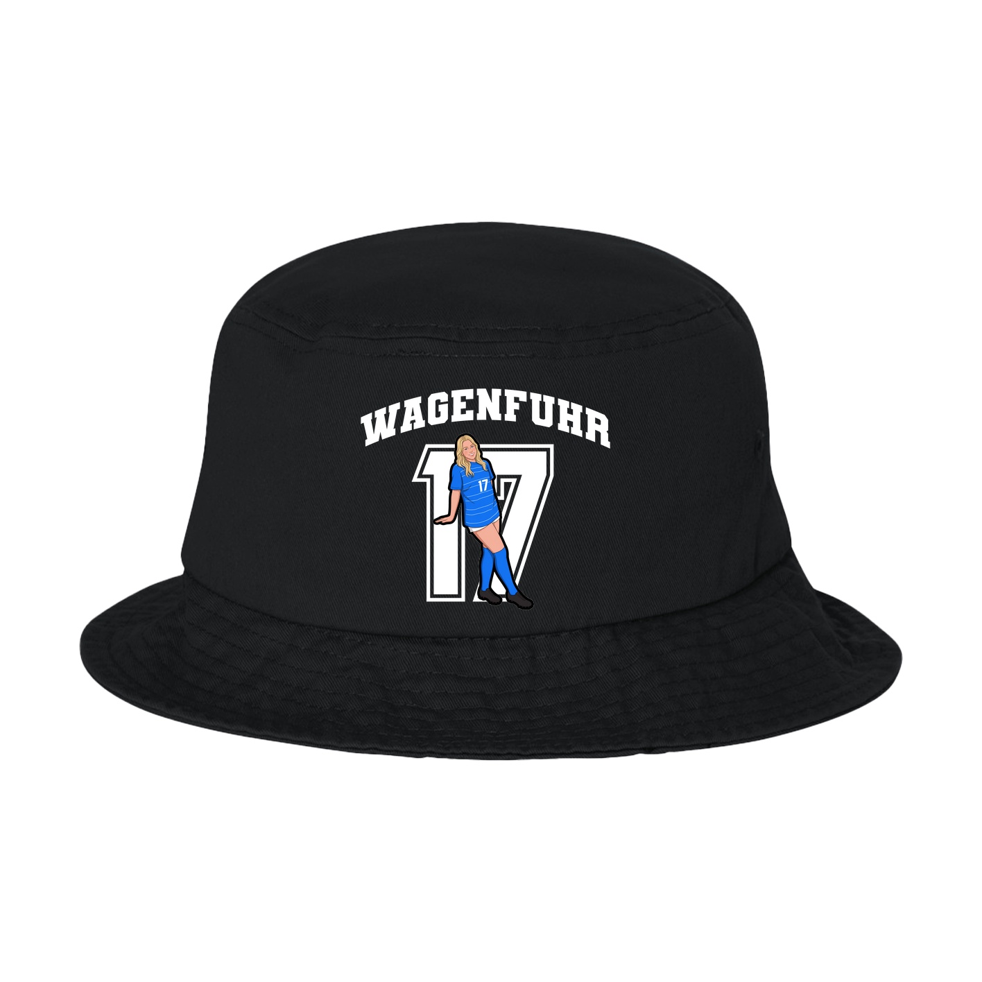 Bucket Cap — Number in Black