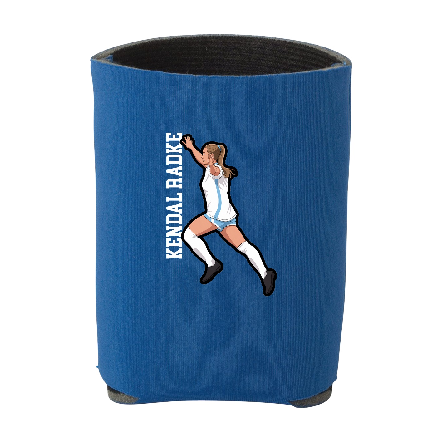 Can Holder — Name Vertical in Royal