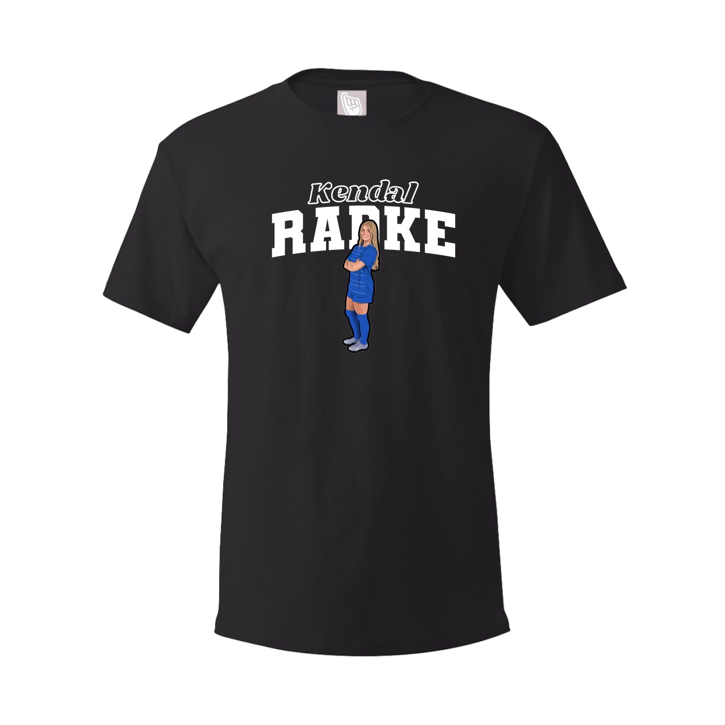 Youth Tee — Name Arch in Black