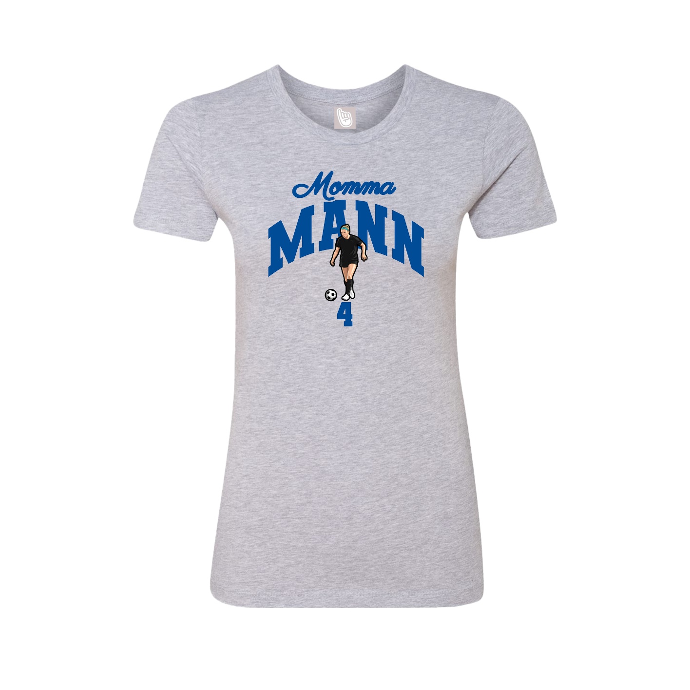 Womens Tee — Mothers Day Arch in Grey