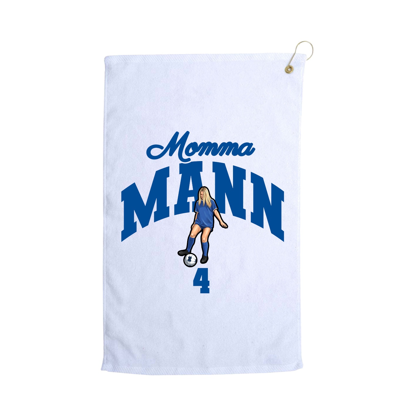 Golf Towel — Mothers Day Arch in White