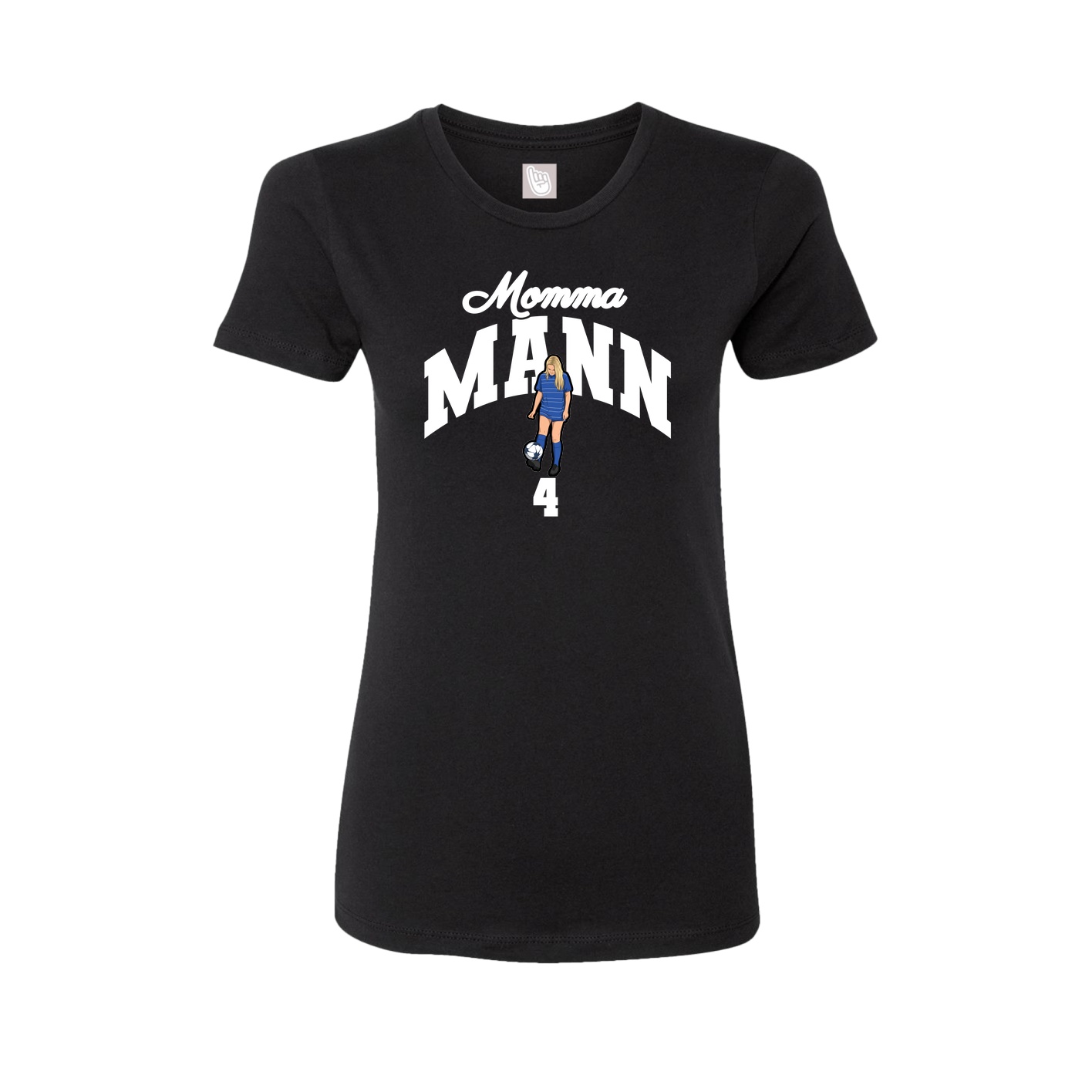 Womens Tee — Mothers Day Arch in Black
