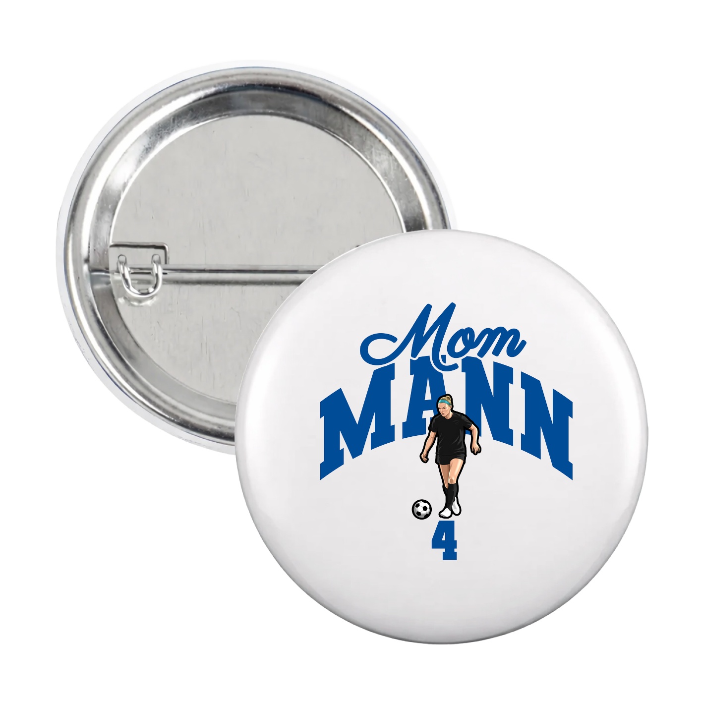 Game Day Button — Mothers Day Arch in White