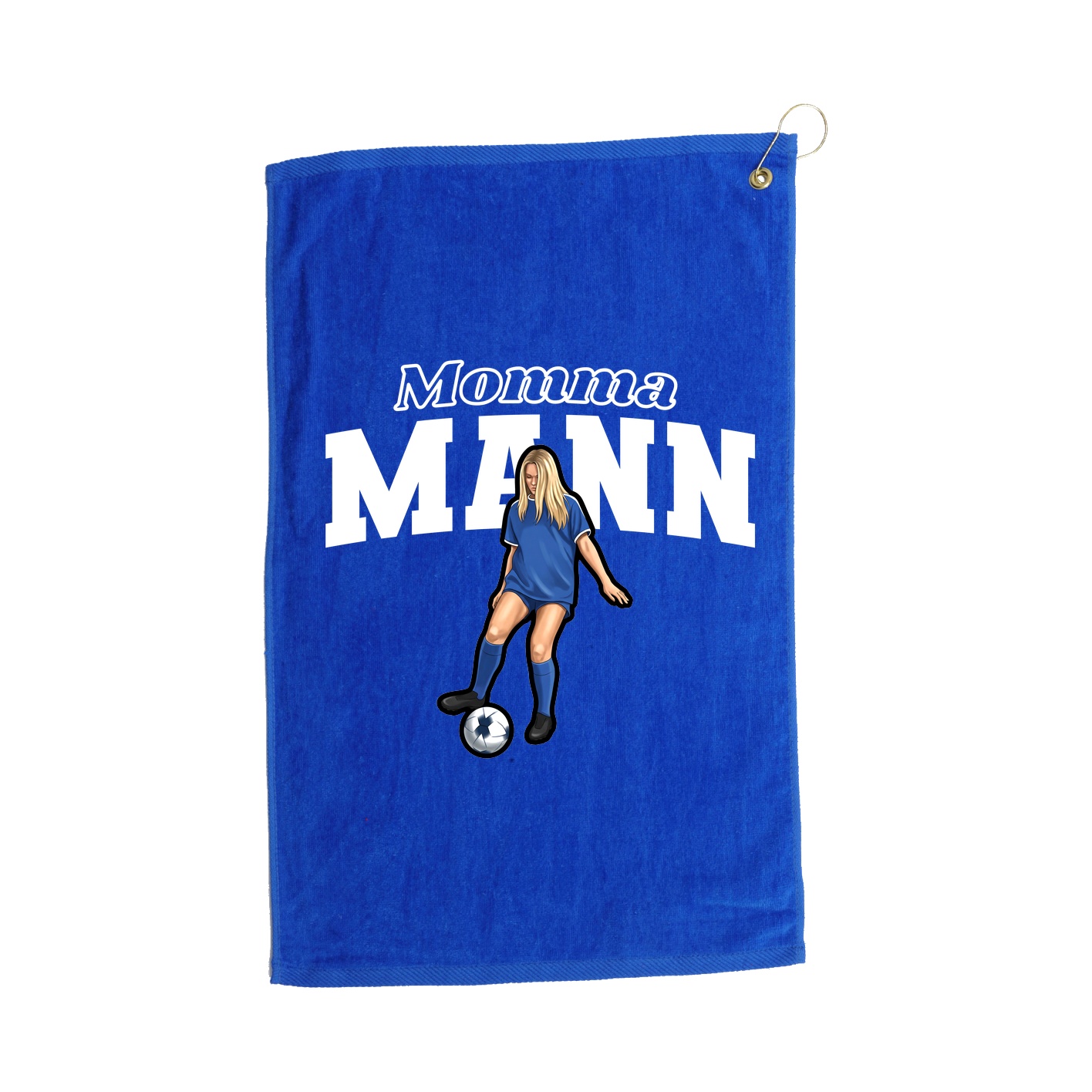 Golf Towel — Mothers Day Block in Royal