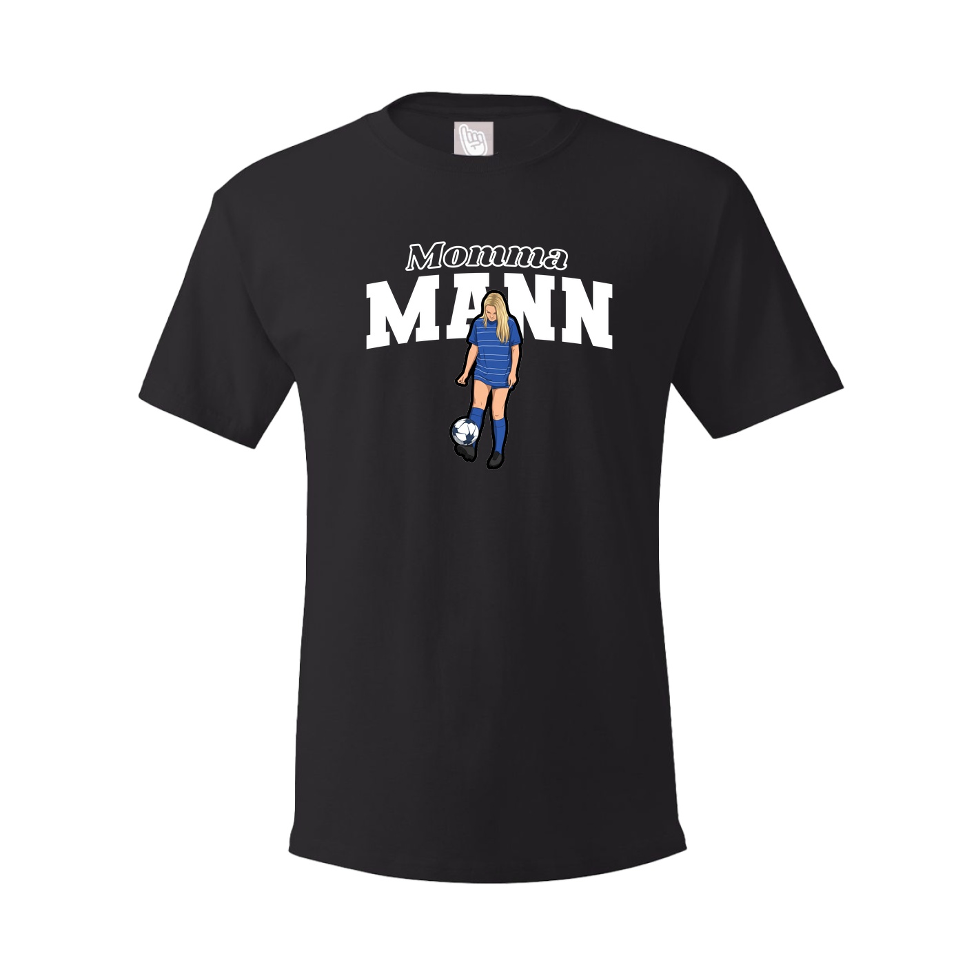 Youth Tee — Mothers Day Block in Black